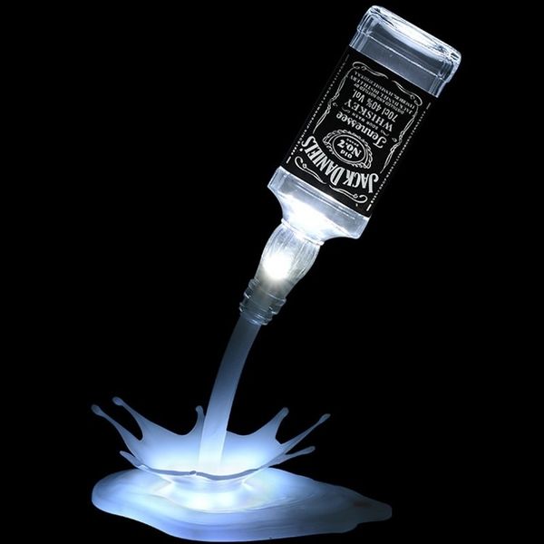 

portable touch switch 3d usb power lamp bar party led bottle pour wine home decoration bedside lighting night light
