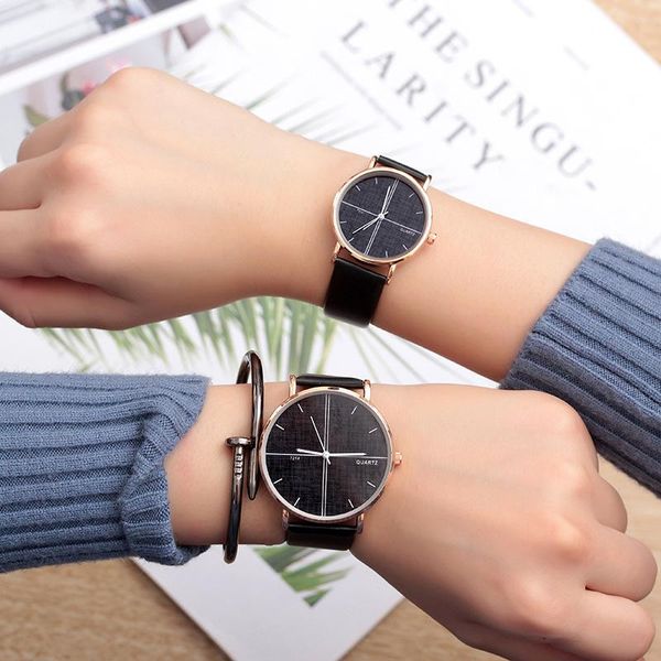 

wristwatches women's watch antique fashion black quartz women leather bracelet ladies quality casual wrist for gifts, Slivery;brown
