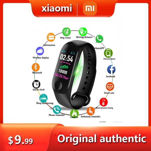 

xiaomi m3 smart bracelet sleep monitoring bluetooth sports fitness bracelet