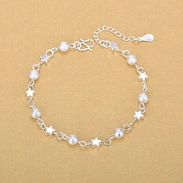 

link, chain simple fashion personality creative design the stars bracelet women's modelling elegant jewelry gifts, Black