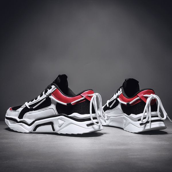 

summer women mens running shoes student outdoor sports sneakers white red blue size 36-44 code 45-206