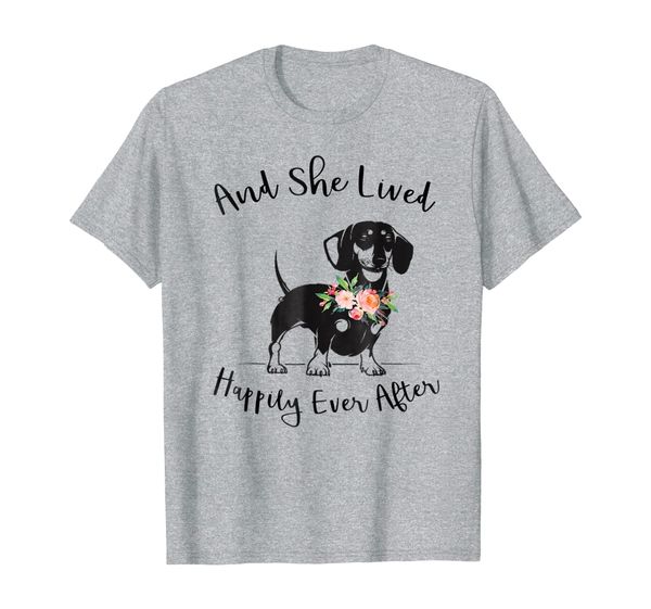 

funny ladies dachshund t shirt women who love dachshunds, White;black