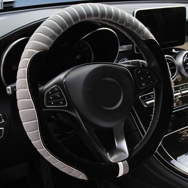 

steering wheel covers 1pc cover accessories plush 37-38cm comfortable interior