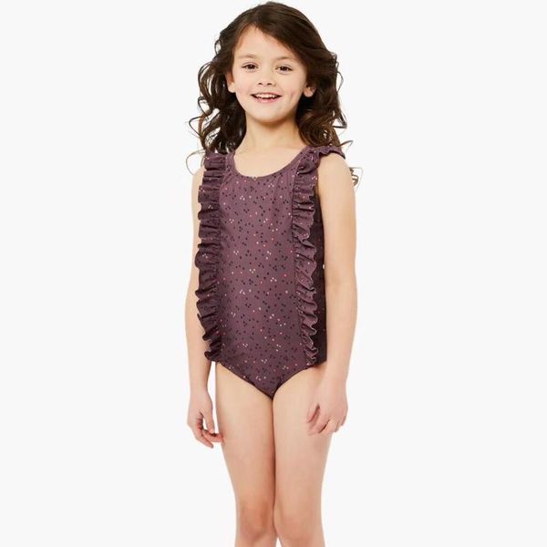 

one-piece suits kids falbala girls one piece swimwear children swimsuit 2021 swimming suit cute baby beach wear swimsuits bathing a67