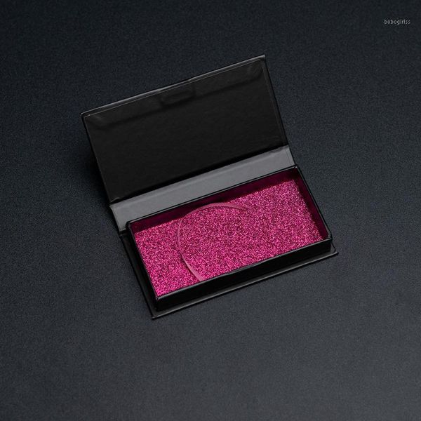 

eyelash box packaging custom case rose gold1