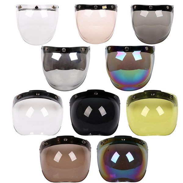 

motorcycle helmets 3sanp windshield for vintage helmet style jet bubble visor