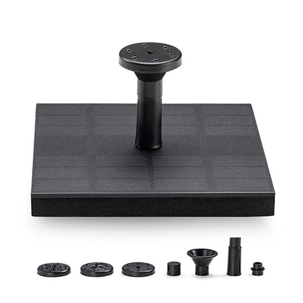 

solar fountain pump floating panel water kit for outdoor garden pond 7v 1.4w decorations