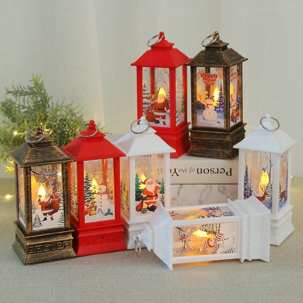 

christmas decorations santa claus snowman lantern light merry decortions for home navidad tree hanging ornaments xmas year gifts 2022