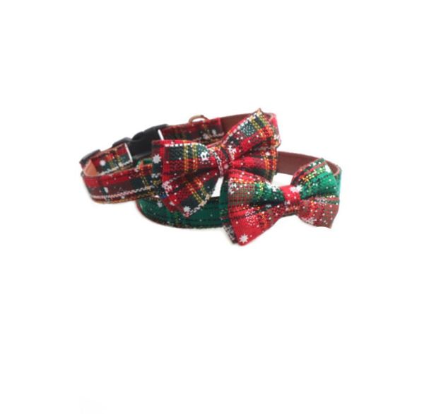 

pet product dog chrismats collar leash snowflake for small dogs cats festival party safety buckle lead collars & leashes