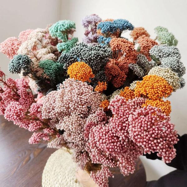 

decorative flowers & wreaths natural plant preserved fresh dried flower immortal millet flores decorativas bouquets gift home decor wedding
