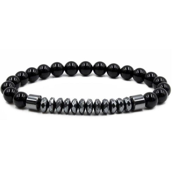 

beaded, strands men bracelet natural moonstone bead tibetan buddha chakra lava stone diffuser jewelry gift drop wrap, Black