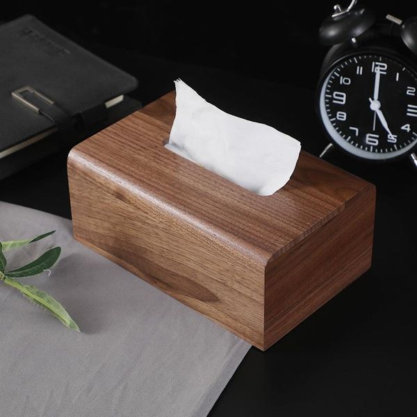 

wooden tissue box high-end luxury living room drawers home creative simple modern coffee table napkin paper customization boxes & napkins