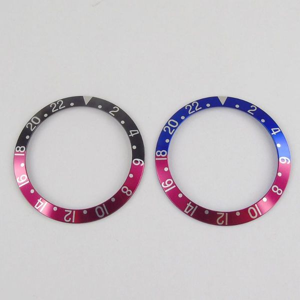 

repair tools & kits 38mm red black blue watch bezel insert for 40mm sub gmt