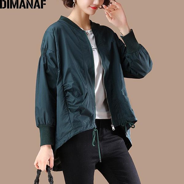 

women's jackets dimanaf bomber jacket coat women clothing oversize autumn winter cotton thick fashion lady outwear loose casual zipper, Black;brown