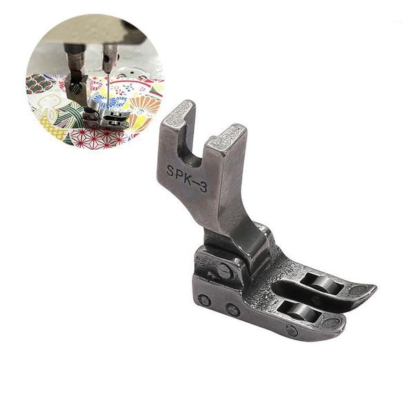 

sewing accessories#spk-3 roller presser foot snap-on high shank leather for singer juki industrial machine notions & tools, Black