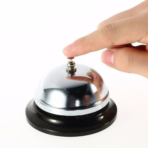 

restaurant bar bell ring kitchen service reception desk metal call ringer dining dishes pass-through tools