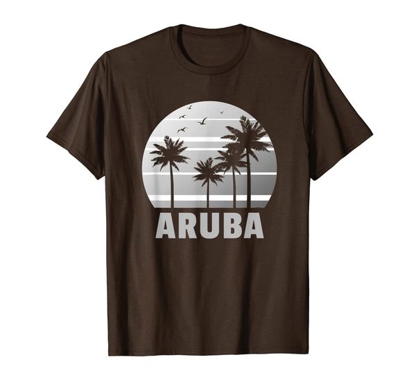 

aruba souvenir t-shirt beach vacation gift, White;black