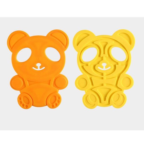 

mats & pads trivet mat silicone cute cartoon bear heat insulation universal bowl non-slip pot holder drink cup coasters