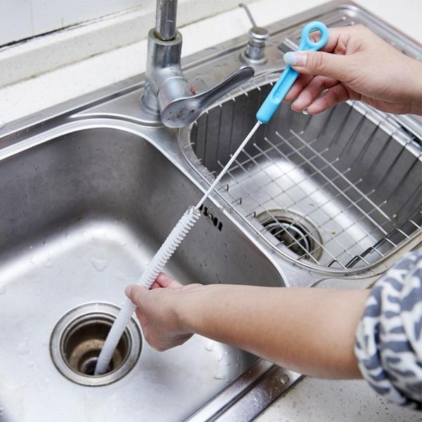 

kitchen faucets cleaning tools bendable sewer pipeline dredge sink hair accessories