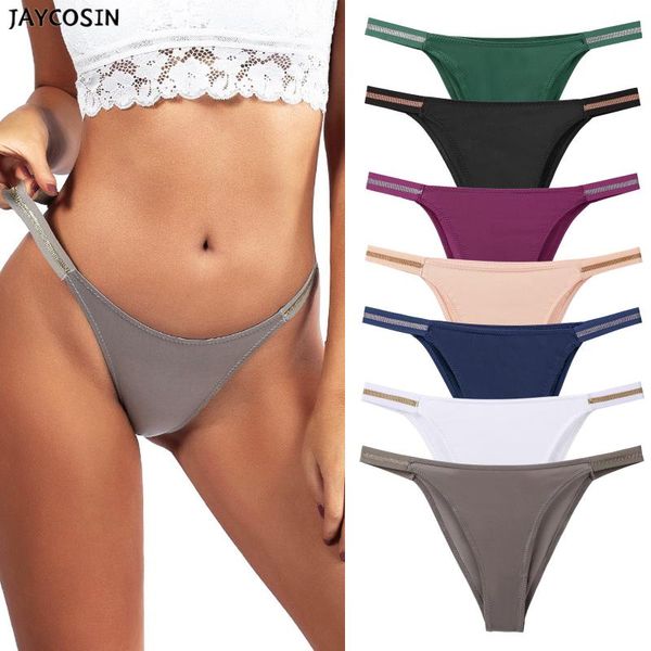 

women's panties women lingerie temptation low-waist thong transparent underwear hollow out string crotch seamless brief, Black;pink