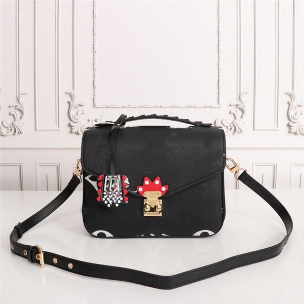 

evening luxury designer shoulder diagonal bag canvas letter printing decoration casual style design 45384