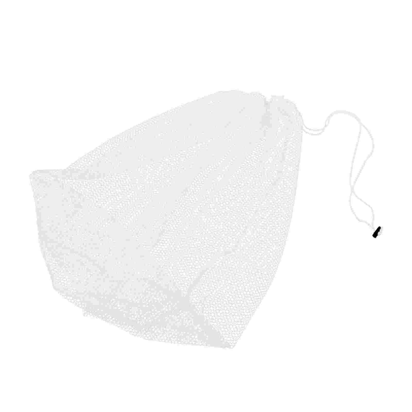 

laundry bags 2pcs drawstring wash thickened mesh home white
