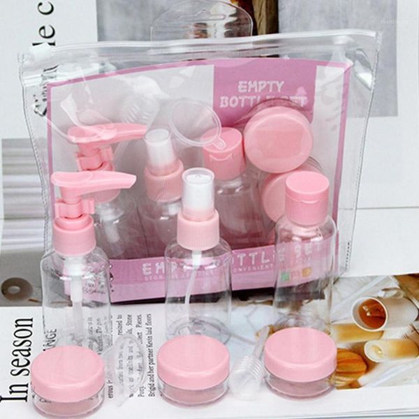 

storage bottles & jars 8pc/set travel cosmetic bottle outdoor transparent plastic atomizer refillable mini empty spray perfume sample contai