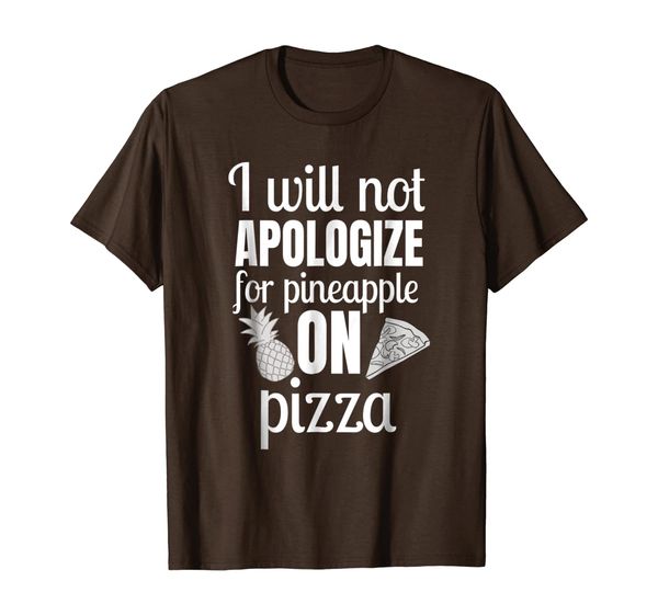 

pineapple pizza shirt - funny hawaiian pizza t-shirt, White;black