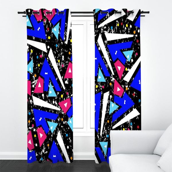 

curtain & drapes custom any size color geometric figure dots window for living room bedroom painting decor indoor sets
