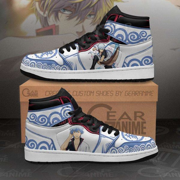 

gintoki sneakers gintama custom anime sport shoes