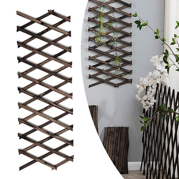 

fencing, trellis & gates retractable wooden fence durable long lasting stretch anti-corrosion garden decoration for courtyard entrance