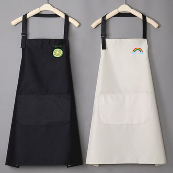 

aprons adjustable shoulder straps for household kitchen apron with anti-fouling, anti-oil and waterproof