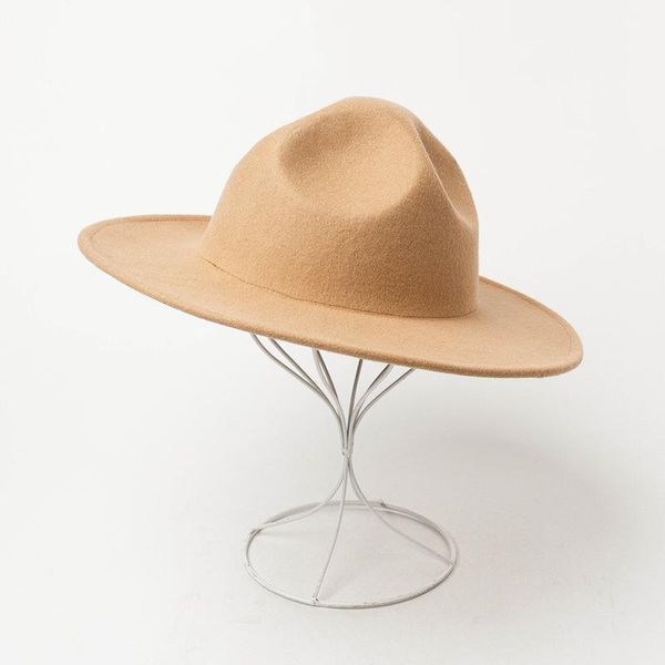 

wide brim hats wool fedora bulk price fedoras women hat red jazz men for and event party, Blue;gray