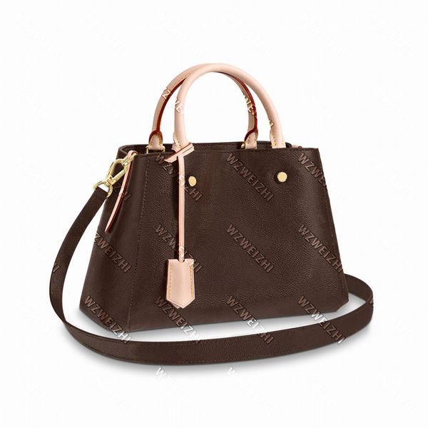 

handbag genuine leather women tote bag handbags presbyopic purse wallets crossbody shoulder bags fashion shopping messenger bag 29cm
