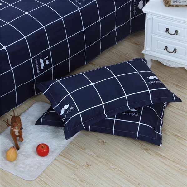 

pillow case 2pcs 48x74cm pillowcases pillows cover cotton decorative plaid series print