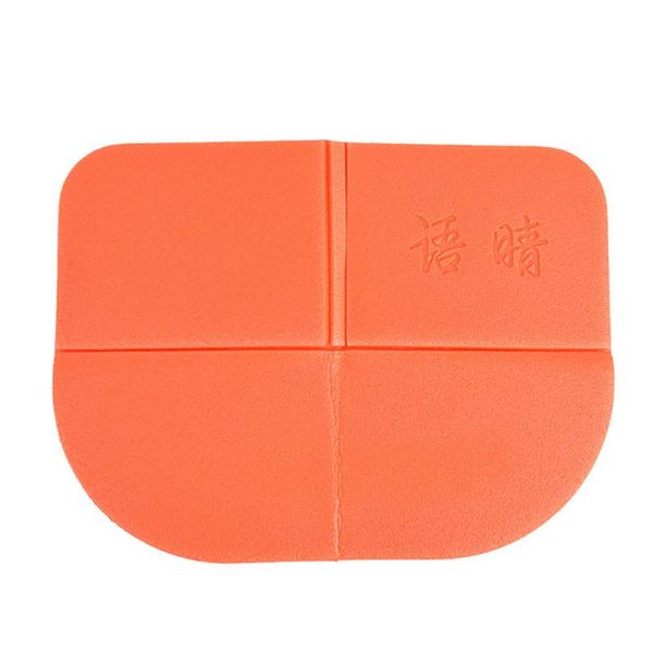 

foldable camping foam cushion outdoor hiking picnic mat 38.5*28*0.6cm orange pads