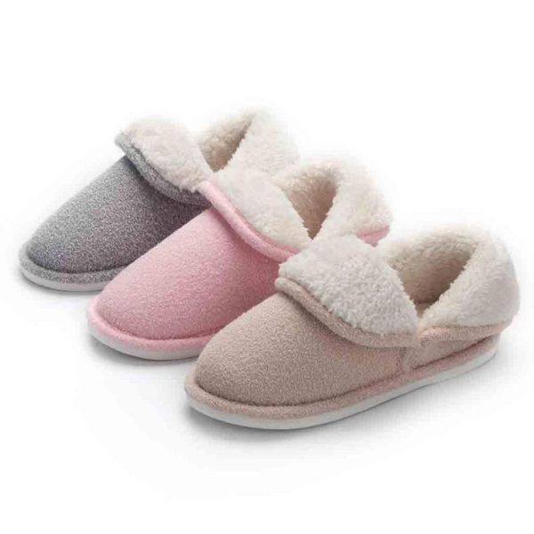 

slippers 2021 women winter soft bottom pregnant thick keep warm non-slip cotton flip flop z0101, Black