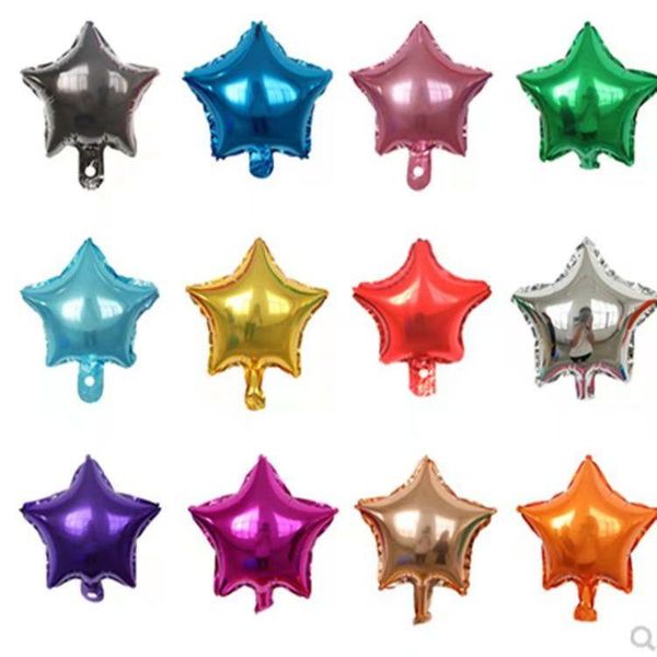 

party decoration 18-inch rose gold star and heart aluminum balloon children's birthday bride groom wedding foil balloons