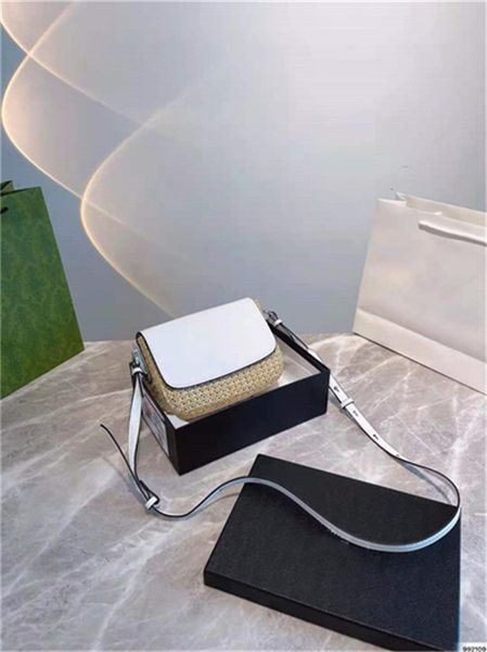 

ins fresh style straw woven bag lightweight and fashionable handbag women luxurys designers bags 2021 three colors optional high quality