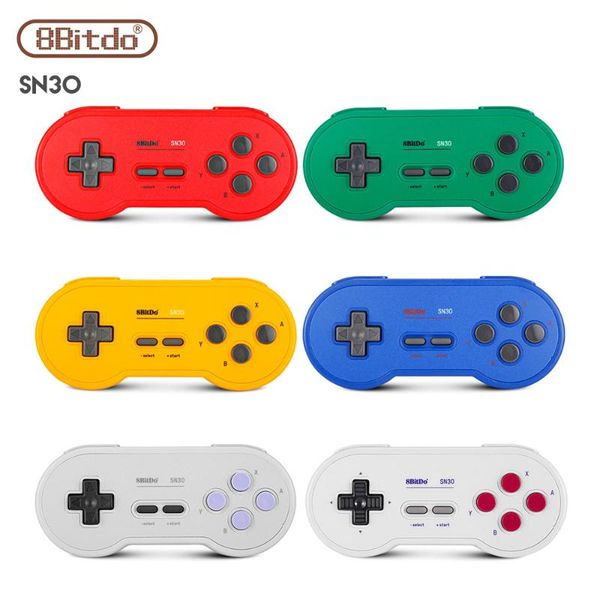 

game controllers & joysticks original 8bitdo sn30 bluetooth gamepad retro controller