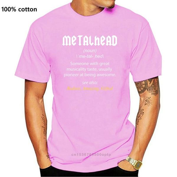 

women's t-shirt men t shirt metalhead definition(1) women tshirt, White
