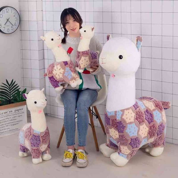 

new cute cartoon of alpaca plush toy pillow children's gift doll