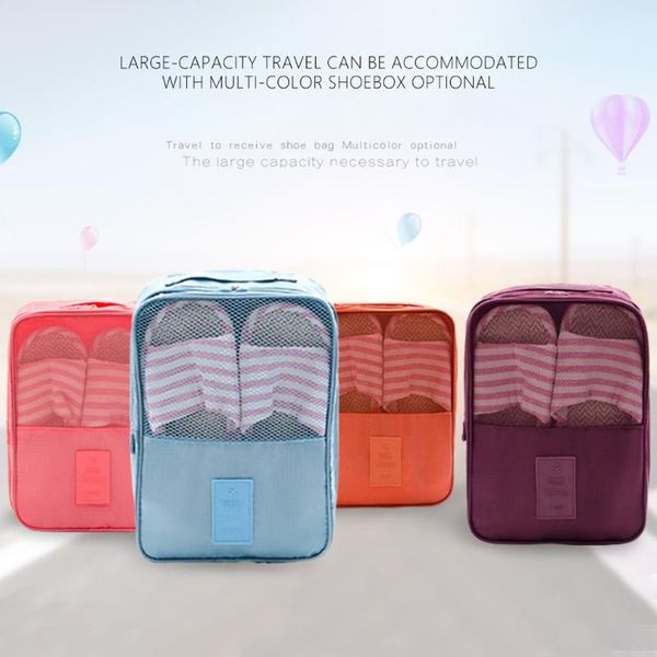 

travel shoe bags foldable waterproof organizer shoes storage bag box