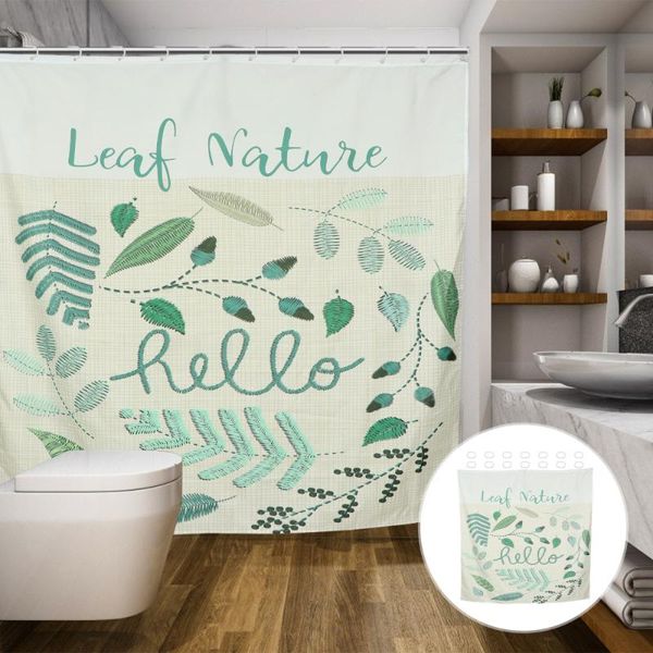 

1pc shower curtain bathroom waterproof (assorted color) curtains