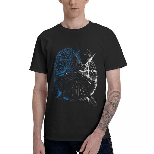 

men's t-shirts anime servant graphic tee basic short sleeve t-shirt aesthetic clothes funny, White;black