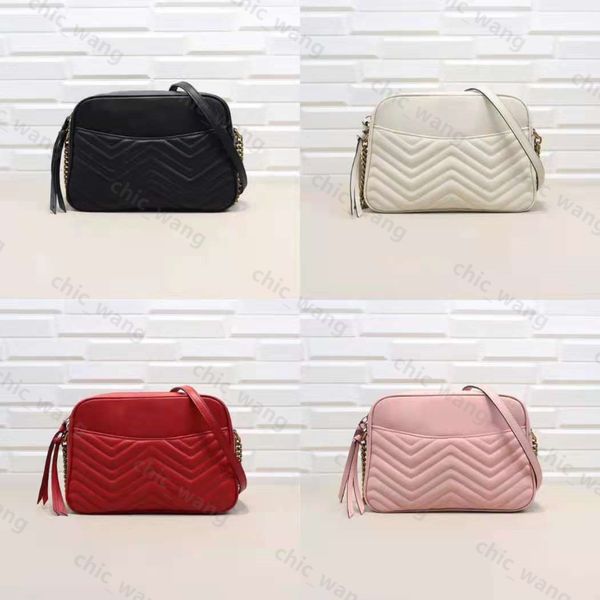 

ladies' shoulder bags luxury g designer brand logo geniue original leather women's chain wave pattern drop handbag basic corssbody