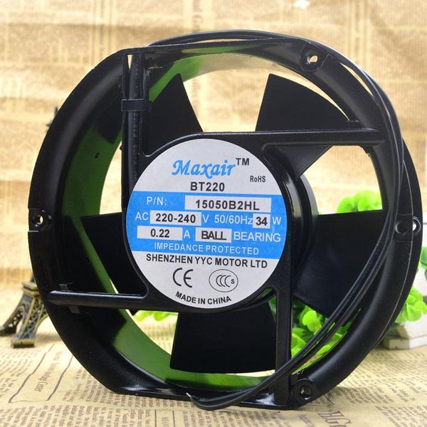 

computer speakers original maxair / bt 15050b2hl ac cooling fan 15050b2h 220 v ball