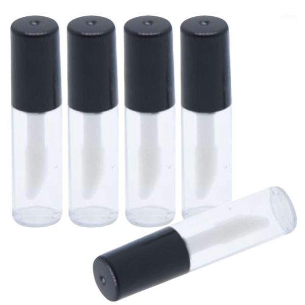 

storage bottles & jars 50pcs 1.5ml clear mini lip gloss tube refillable empty lipstick samples containers