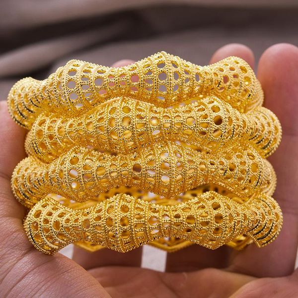 

24k gold unique style gold color dubai bracelet africa bangles arab assemble wholesale fashion dubai bangle jewelry, Black