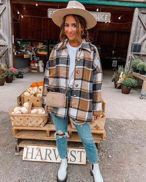

women's knits & tees vintage plaid blouse shirt women clothing 2021 long sleeve button checker shirts bf style oversized blus, White